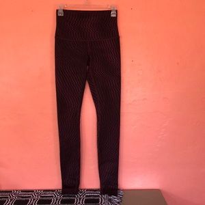 High waisted purple combo lululemon leggings